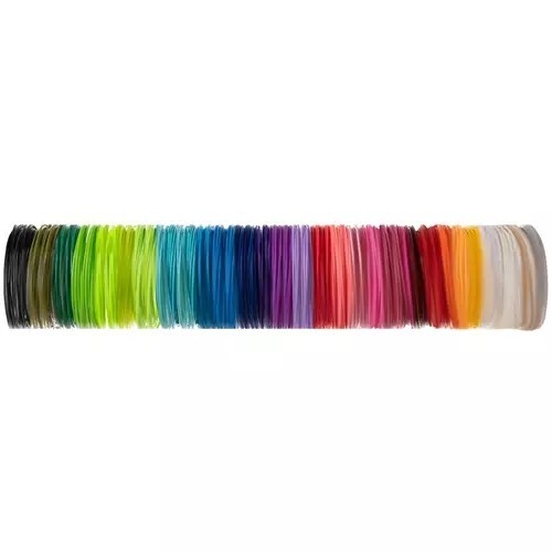 Set filamente multicolor, pentru creion imprimare 3D, 20 filamente PLA, lungime 3 m - imagine 12